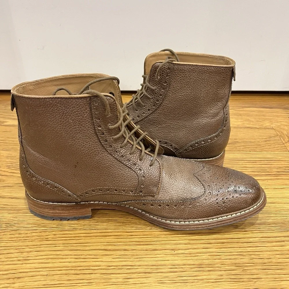 Lloyd‎ Germany Wingtip Boots Brown Size 8.5